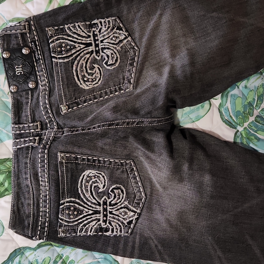 Miss Me Jeans 31" x 34" Black